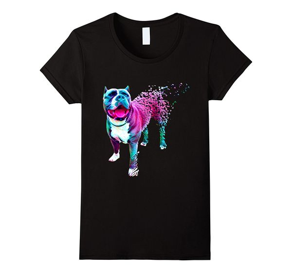 

2019 горячая продажа мода 100% хлопок pit bull дисперсный конструктора рубашки tee рубашки