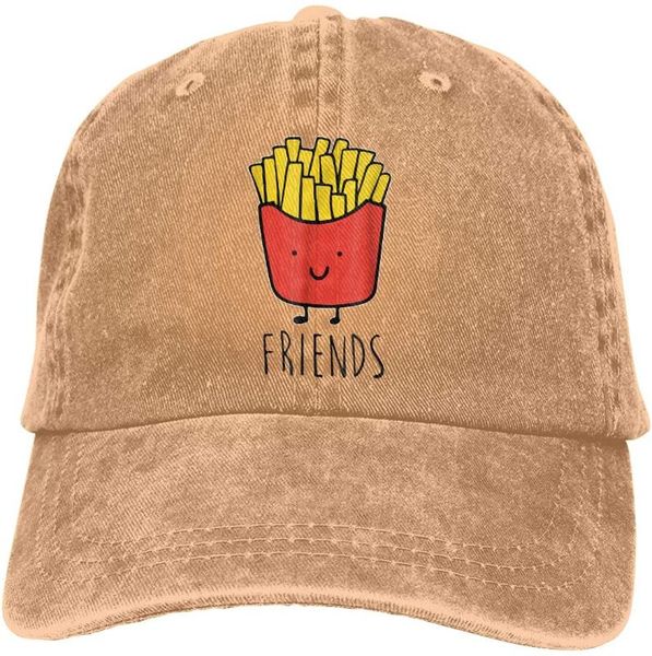 

zwinz french fries is friend casquette adjustable baseball caps trucker hat, Blue;gray