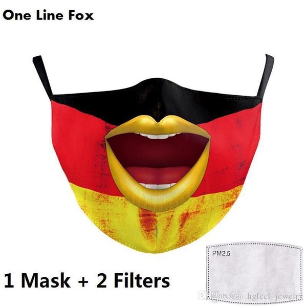

keep italy spain flag mask forza fighting print face masks fabric protective pm2.5 r tae2