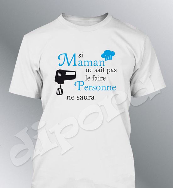 

2019 fashion tee shirt personnalise homme si maman fete mere humour mere gateau cuisine tee shirt
