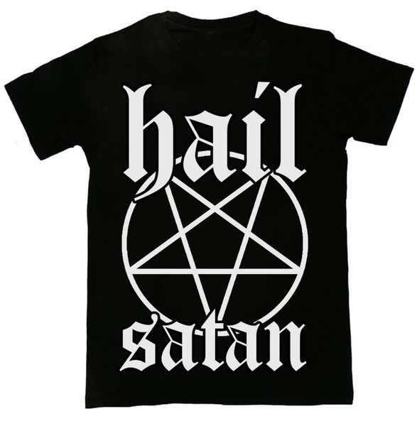 

радуйся сатана pentagram t shirt - готический оккультная сатанинская одежда луна cult мужской женский tee shirt