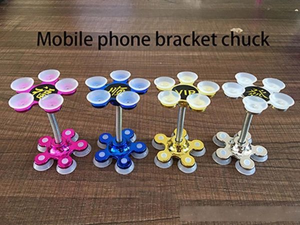 

sucker stand phone holder 360 degree rotatable magic suction cup mobile phone holder car bracket smartphone tablets holder hot