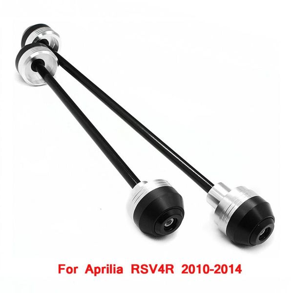 

motorcycle wheel falling protector pad front rear for aprilia rsv4r 2010-2014 axle fork crash sliders