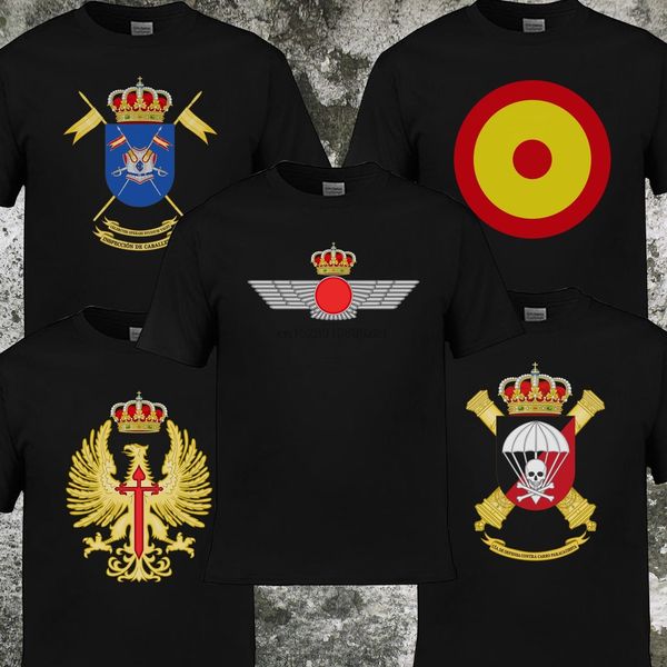 

2020 fashion spain army military logo spanish air force t shirt tee shirt