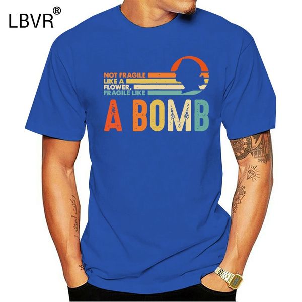 

not fragile like a flower strong woman feminist vintage gift black t-shirt s-6xl