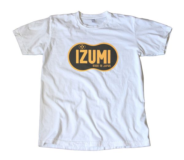 

classic izumi made in japan logo t-shirt - cycling, fixie, track, racing, campy