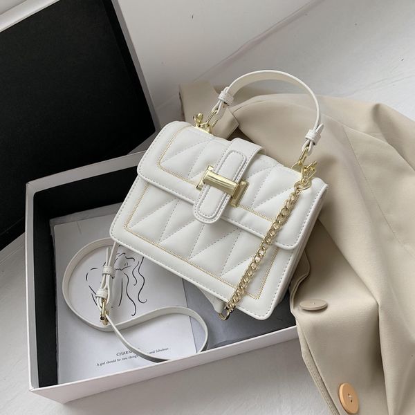 

2020 popular new fashion chain bag messenger bag summer portable square sling