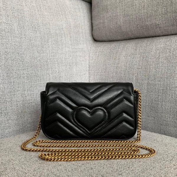 

classic luxury designer women mini flap chain strap shoulder bag lady handbag calfskin leather europe brand high quality