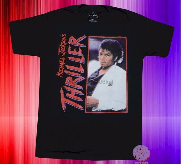 

новый майкл джексон thriller box ретро урожай 1982 mens t-shirt