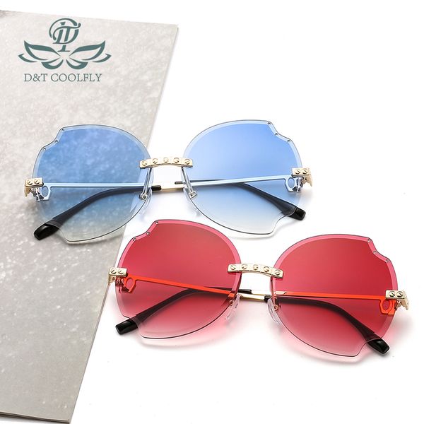 

d&t 2020 new fashion shield sunglasses women men round color lens alloy frame vintage designer sunglasses uv400, White;black