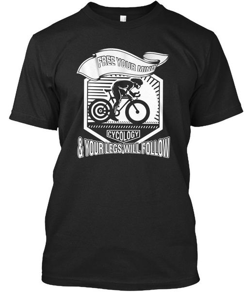 

your mind , legs will follow - cycology & t-shirt elegantmen t shirts short