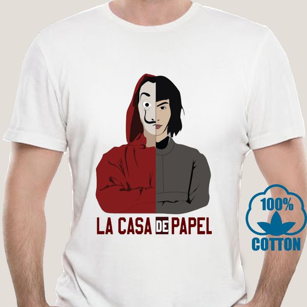 

0004a movie money heist the house of paper t-shirt la casa de papel t shirt vogue casual t-shirt funny gothic tshirt 2020