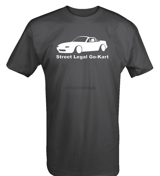 

summer short sleeves fashion t shirt mazda miata street legal go kart racer t shirt