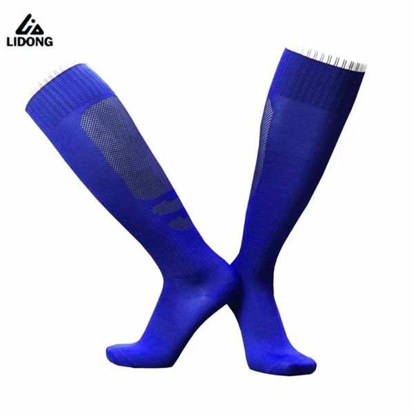 

2020 sports cycling socks long thick football socks kids boys non-slip towel running basketball sox thickening, Black