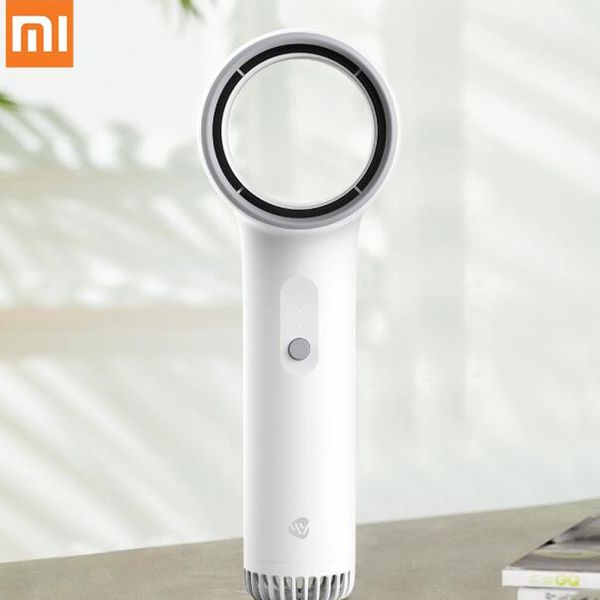 

xiaomi new weiyuan mini handheld bladeless fan bladeless safety strong wind low noise beautiful and portable