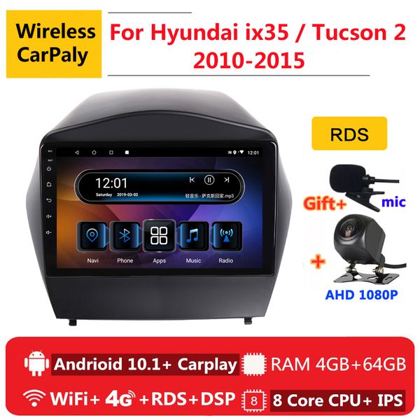 

2 din 8 core android 10 car radio auto stereo for ix35 lm tucson 2 2010 11 - 2020 navigation gps dvd multimedia player car dvd