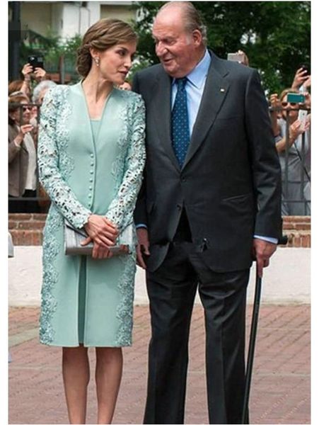 

2020 mother of the bride dresses mother of groom formal suit two pieces long jacket knee length fashion custom make special occasion dress, Black;red