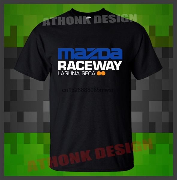 

2020 summer brand casual maz raceway laguna seca racings car tee shirt