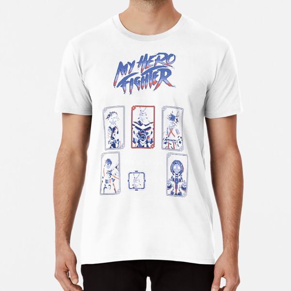 

my hero figther t shirt boku no hero anime games pixel art pixel manga cartoon tv