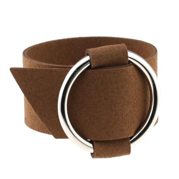 

multicolor шарм wide velvet кожаные браслеты сплава большой круг wrap браслет браслет мода ювелирные изделия для женщин, Golden;silver