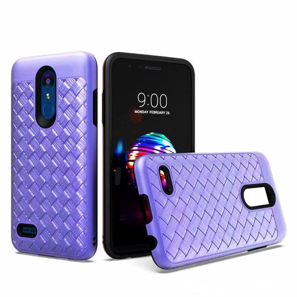

for samsung galaxy j7 2017 j3 2017 hybrid tpu pc weave phone case for sam,sung s9 s9 plus note 9 shock-proof opp bag