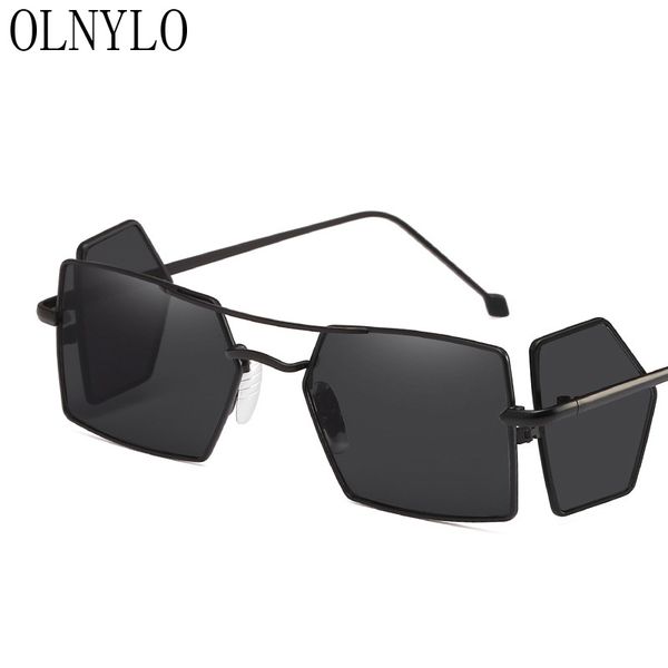 

sunglasses fashion alloy frame black gradient women/men outdoor drivers uv400 brand designer retro gafas, White;black