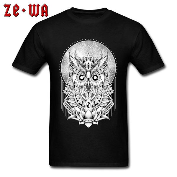 

printed owl goddess crew neck t shirts 2018 new arrival 100% cotton fabric geek hiphop t-shirt clothes