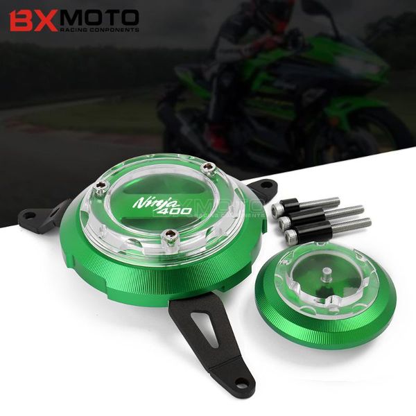 

with logo for ninja 400 z400 motorcycle protector engine case cap set engine cover kit protection