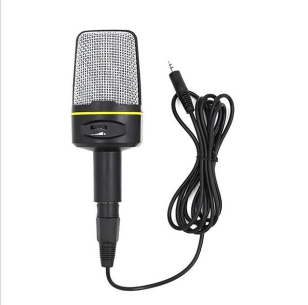 

professional condenser home audio studio sound recording microphone 3.5mm jack mic shock mount for skype deskpc notebook computer