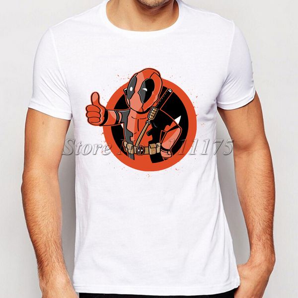 

2019 funny deadpool printed t-shirt fashion dead boy design cute tee