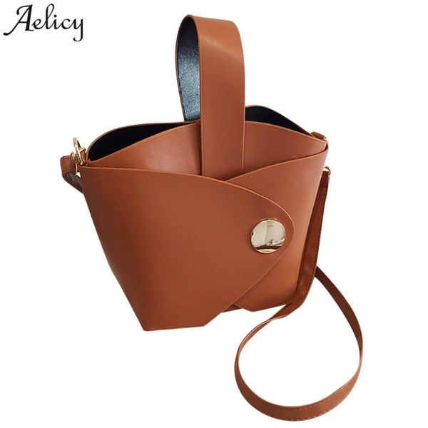 

aelicy shoulder bag women leather creative ladies messenger bag luxury women bags carteras mujer de hombro y bolso drop ship new