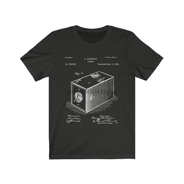 

first handheld camera patent 1888 george eastman drawing t shirt