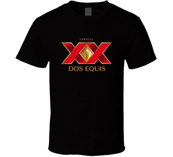 

dos equis beer cerveza x x mens black t shirt tee fan gift printed t shirt men cotton t-shirt new style simple