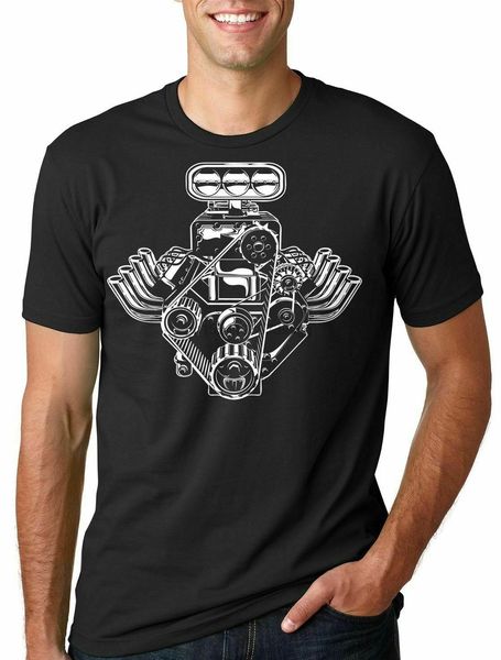 

car engine motor tshirt american muscle car pistons tee shirt gift for