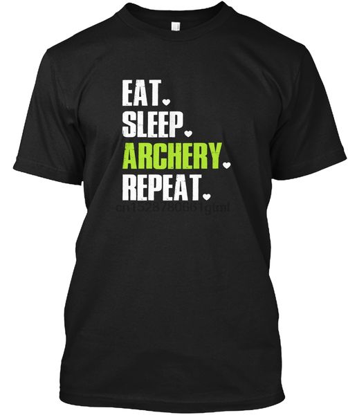 

men t shirt eat sleep repeat archery women t-shirt