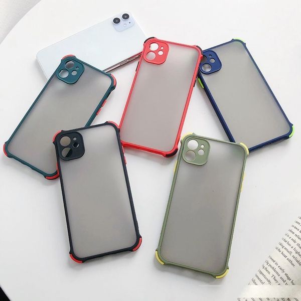 

precision holes camera protection casesfor iphone 11 pro max xs xr x max iphone 6 7 8 plus four corners anti-fall phone case