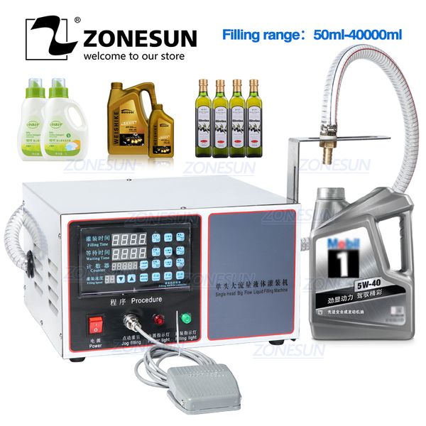 

zonesun gz-gfk17c automatic filling machine laundry detergent shampoo juice oil milk beverage liquid bottle filling machine