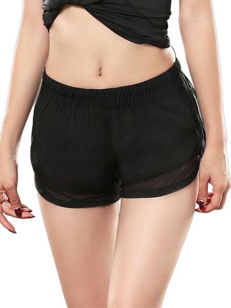 

jinxiushirt yoga shorts women's sport shorts minishorts mujer running yoga tennis fitness false two pieces workout plus size xl, White;red