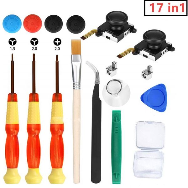 

1 set 3d joystick rocker stick disassemble repair tool for switch game handle