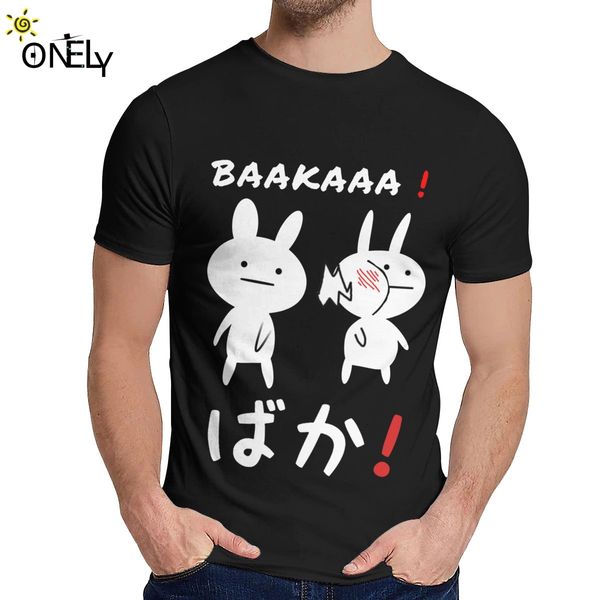 

симпатичный бак chibi tee вокруг шеи geek мужчины 100% хлопок плюс размере t shirt