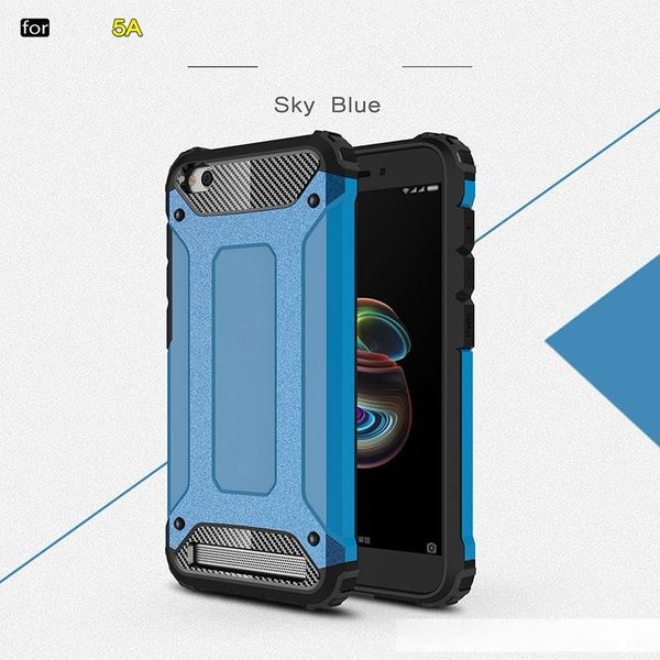 

rugged dual layer shockproof armor case for redmi 5a case heavy duty shockproof reinforced back cover
