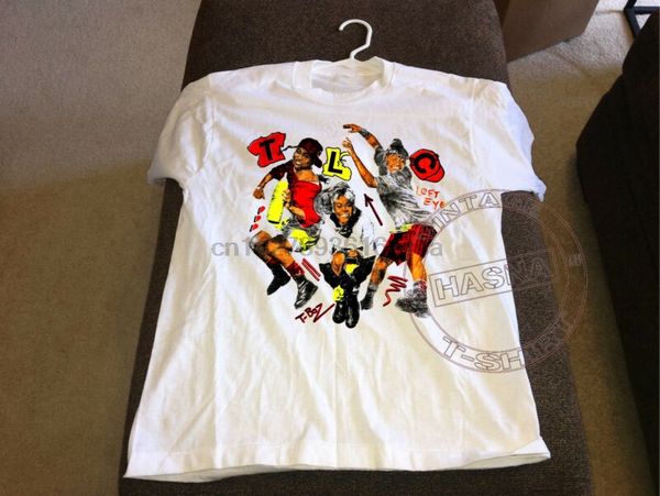 

vintage rap tee tlc bootleg hip hop music 1990s 90s vtg shirt rnb reprint