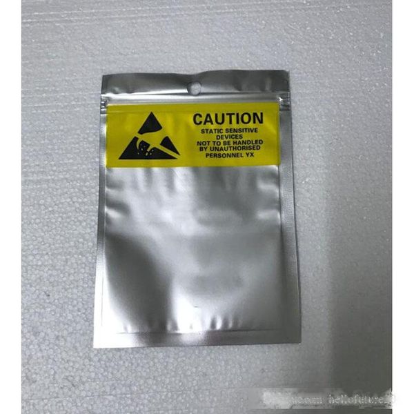 

10.5*15 anti-static bag self-sealing zipper shielding bone pouch electronic insulation main board packaging bag for battery