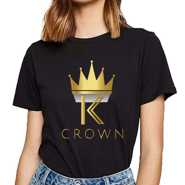 

t shirt women king queen crown humor white custom female tshirt