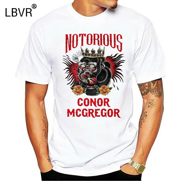

fight tee notorious conor mcgregor tattoo black t-shirt for men graphic t-shirt