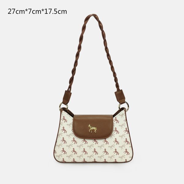 

women pony underarm bag baguette 2020 new female fashion small shoulder bag