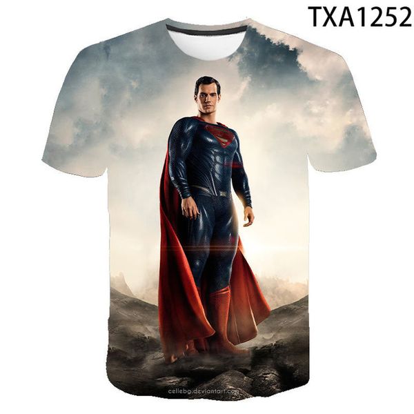 

superman 3d boy girl printed cool 3d print shirts plus size comics hentai men clothing
