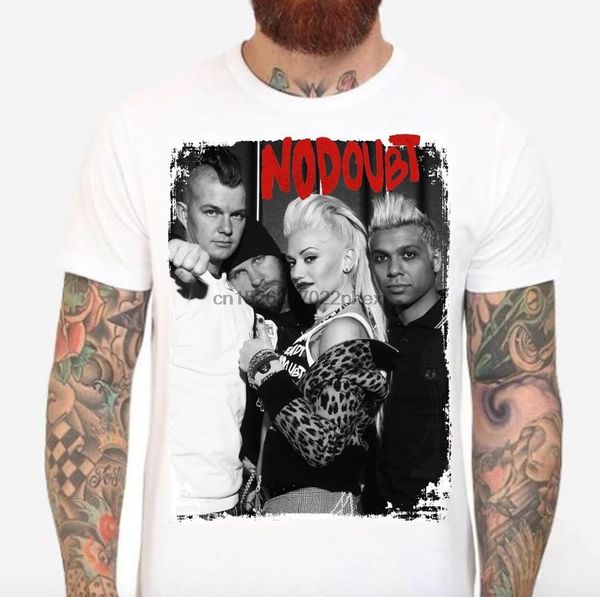 

no doubt - white t shirt gwen stefani tony kanal adrian young tom dumont. 90s. mens & womens all sizes men t shirt