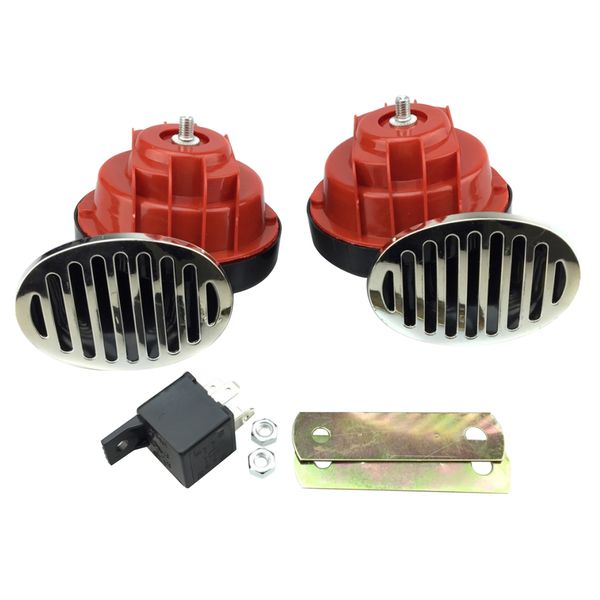 

12v snail horn air horn double tone waterproof super loud car modified horn