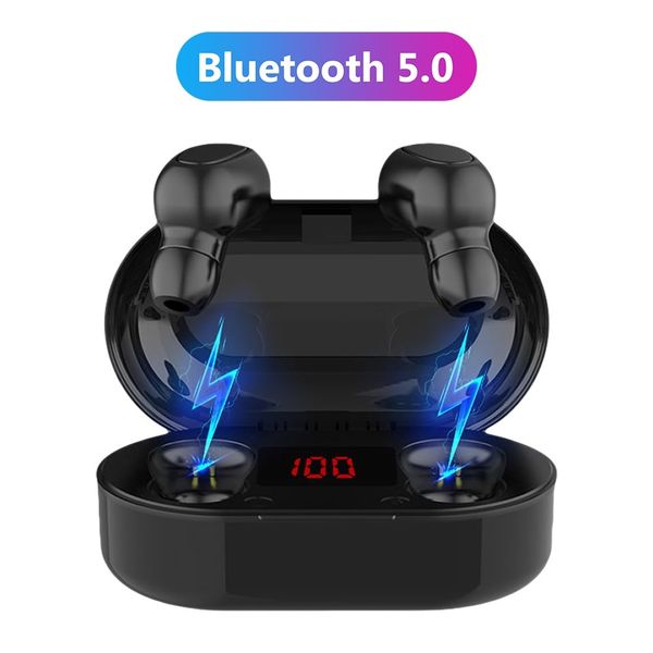 

tws bluetooth earphone with microphone led display wireless bluetooth earbuds earphones waterproof noise cancelling headsets